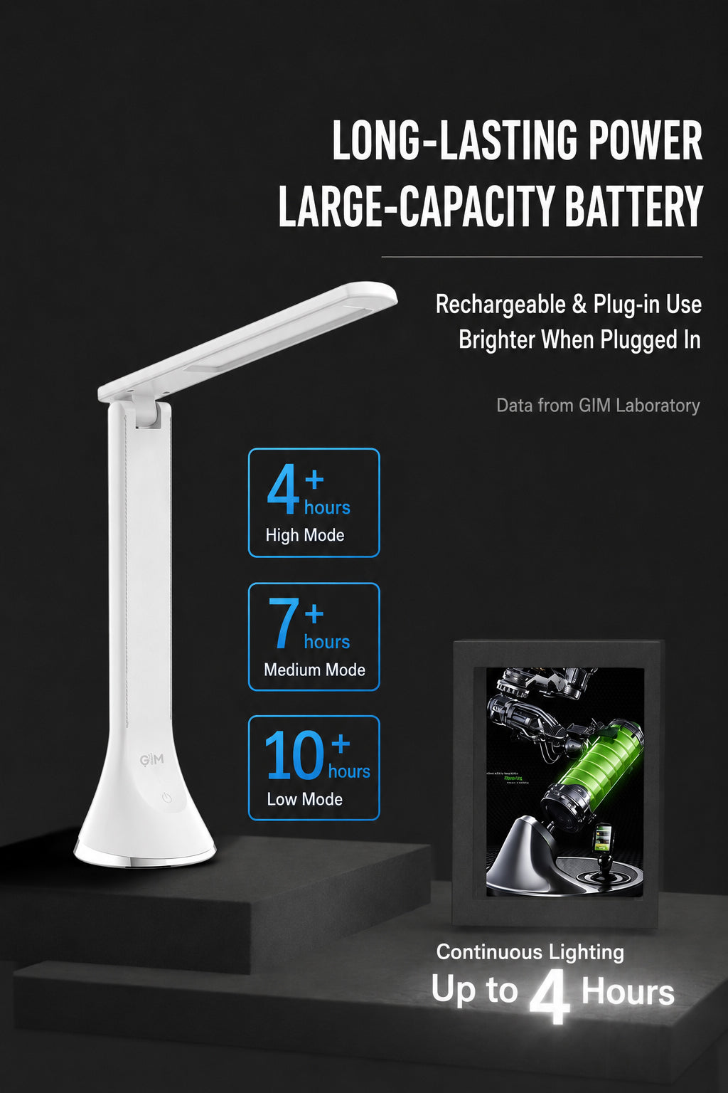 Foldable USB-C LED Desk Lamp