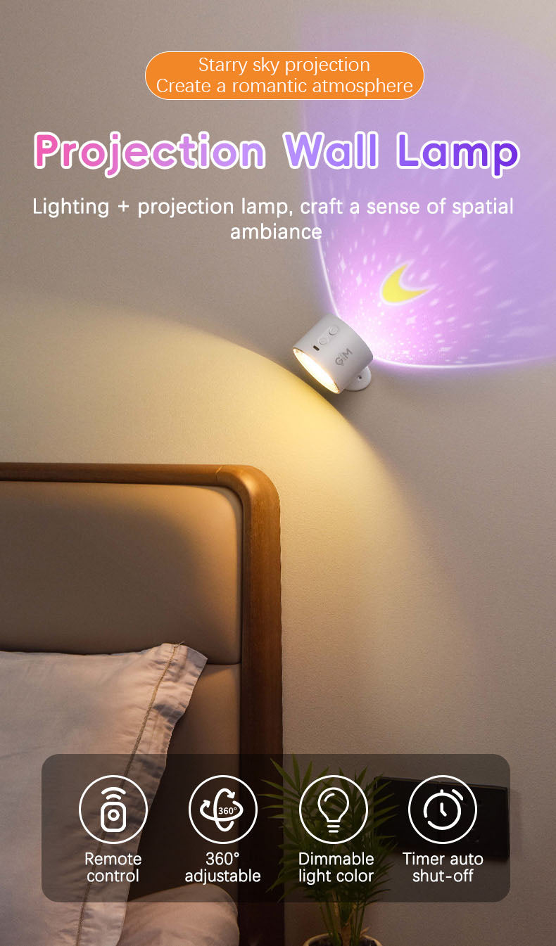 Projection wall light